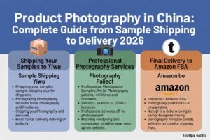 product photography in china complete guide 2026 from sample shipping to delivery yiwu obhelper amazon sellers